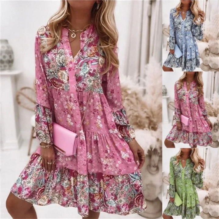 Bella | Boho Floral Summer Dress