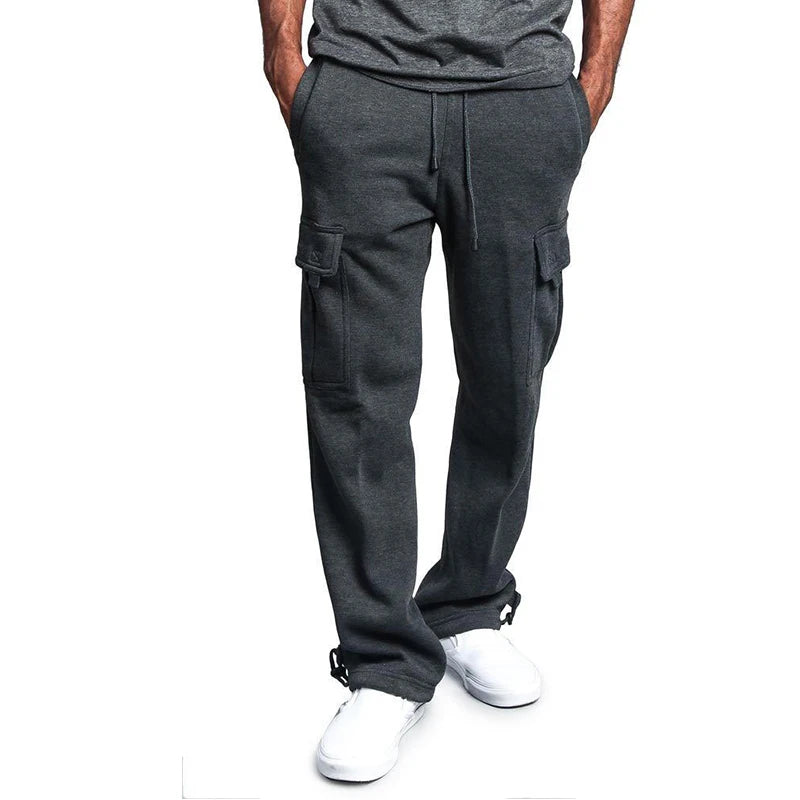 Alaric | Men's Straight Fit Joggers with Multi-Pockets