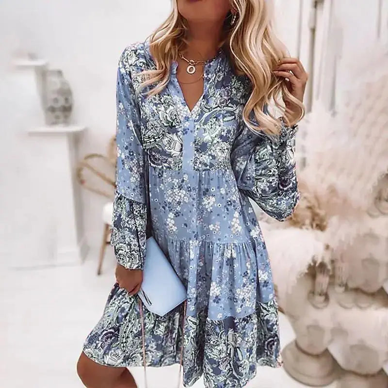 Bella | Boho Floral Summer Dress