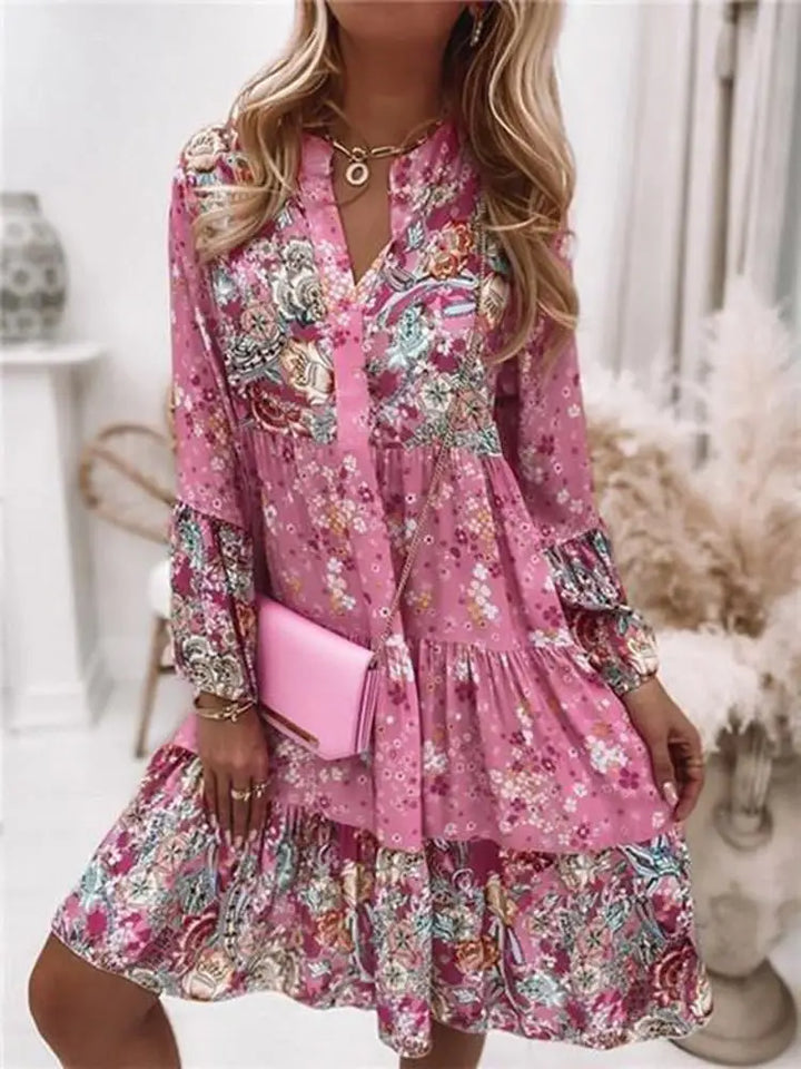 Bella | Boho Floral Summer Dress