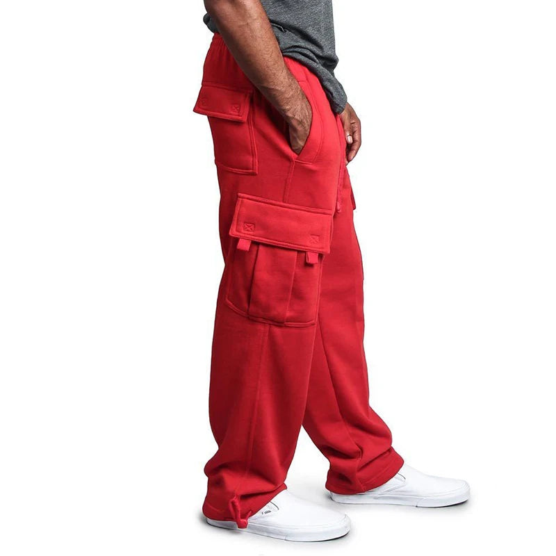 Alaric | Men's Straight Fit Joggers with Multi-Pockets