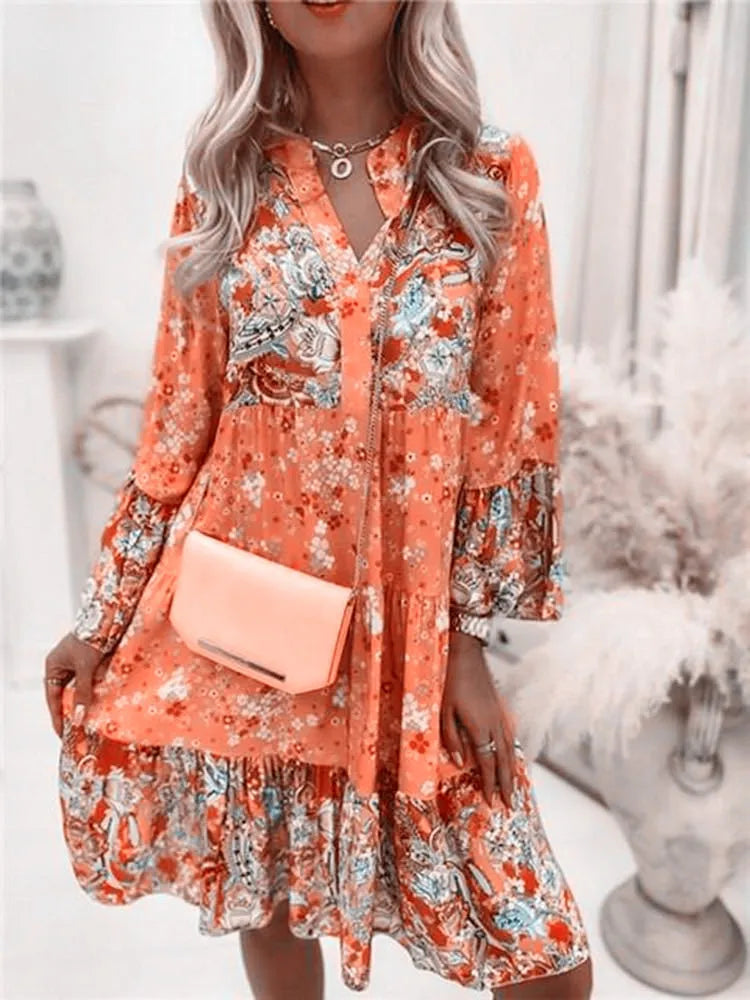 Bella | Boho Floral Summer Dress