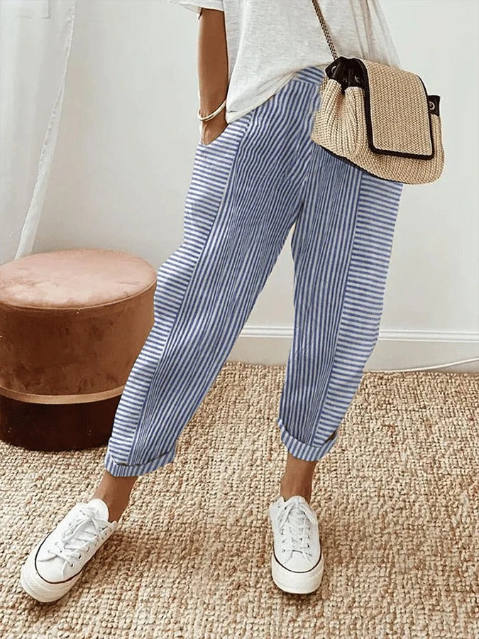 Louise Striped Pants