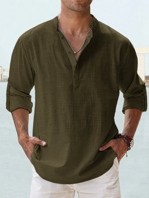 Givalli Casual Linen Overshirt