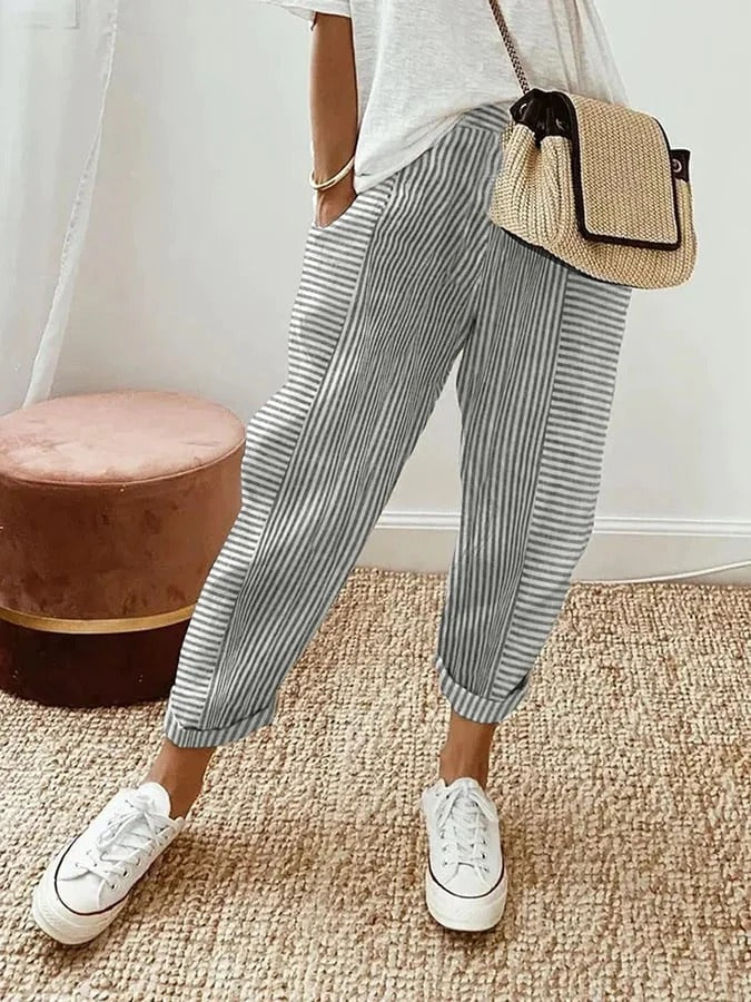 Louise Striped Pants