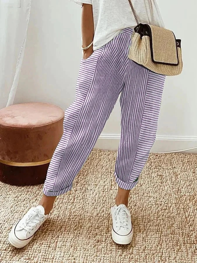 Louise Striped Pants